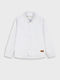 Kids Short-sleeved Shirt Ecru