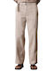 Παντελόνι σε Baggy Γραμμή Beige