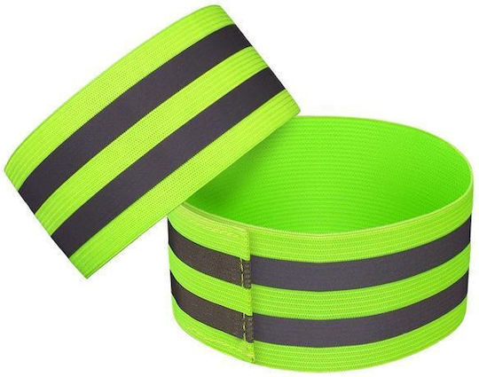 Night Reflective Armbands Hands Legs Yellow Fluorescent Nhg2 Oem