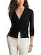 Women's Knitted Cardigan Black