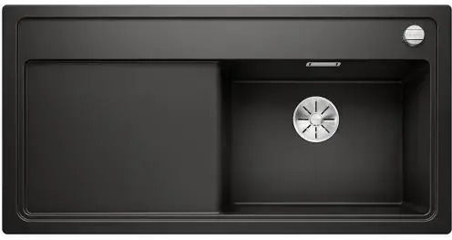 Blanco Xl 6 S Silgranit Drop-In Küchenspüle Rechts aus Flüssiger Granit M100xP51cm Schwarz