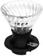The Barstards Coffee Dripper Glass Brown 120x140mm