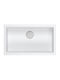 GraniteQ 110 Drop-In Kitchen Sink Inox W76xD45cm White
