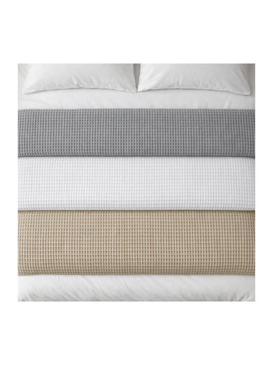 Adam Home Κουβέρτα Πικέ Υπέρδιπλη 240x255εκ. Grey