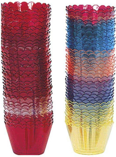 Plastic Candlestick Candle Various Colours 1 Piece