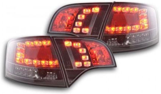 Led Taillights Audi A4 Avant 8e Black 2 Pieces