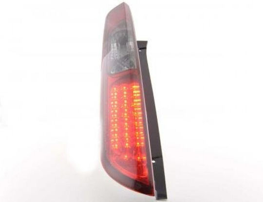 Led Taillights Ford Focus 2 5-Door Black Red 2 Pieces