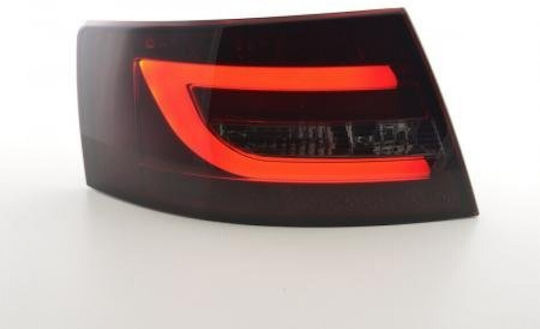 Led Taillights Audi A6 Saloon 4f Black Red 2 Pieces