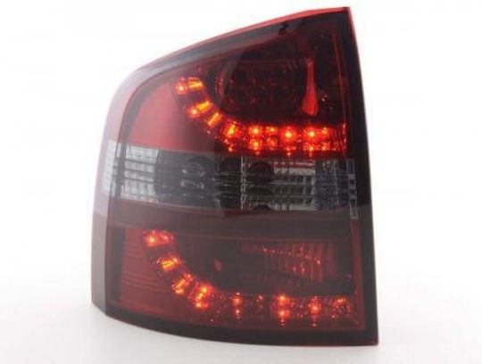 Led Taillights Skoda Octavia Combi 1z Black Red 2 Pieces