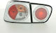 Taillights Seat Ibiza 6k Chrome 2 Pieces