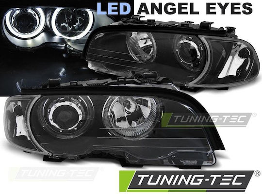 Car Bulbs Angel Eyes Front Black Bmw E46 Coupe 99-03 Lpbmg5