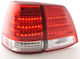 Led Taillights Toyota Land Cruiser Fj200 Chrome 2 Pieces