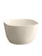 Emile Henry Salatschüssel Keramik Weiß 26x26x16cm