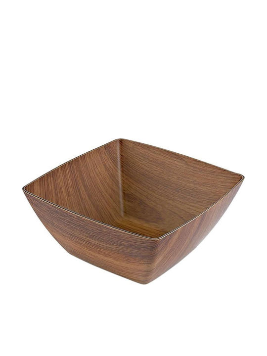 Soler Hispania Evelin Salad Bowl Brown 23.5x23.5x10.5cm