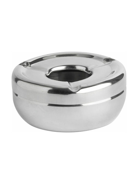 Windproof Metallic Inox Ashtray Gtas 5376301ss Fbs