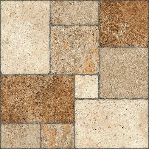 Piazza Fliese Für Außenbereich Boden / Wand Aus Granit Matt 45x45cm Braun