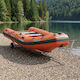 Vidaxl Adjustable Boat Trailer Pneumatic Tires Silver