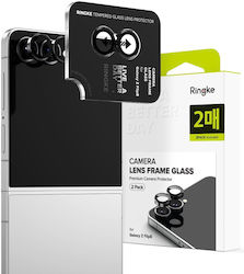 Ringke Frame Mobile Camera Protector Tempered Glass Black for Galaxy Z Flip8