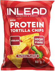 Inlead Nutrition Hochprotein Tortilla-Chips 50g Paprika