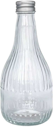 Yuk Glass Water Bottle with Screw Lid Transparent 100ml