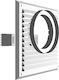 Vent Louver 21.5x21.5cm Square