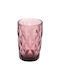 Keskor Set Glas Wasser Lila 360ml 6 Stück