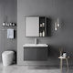 Pakketo Sinkea Mentis Vanity Unit with Sink & M...