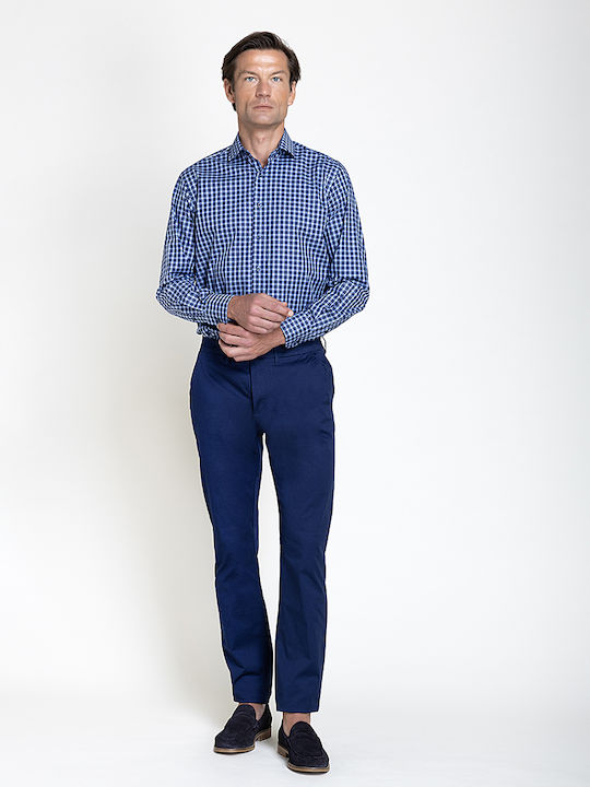 Camicissima Camicissima Herrenhosen Mit Elastischer Slim Passform Blau P2176