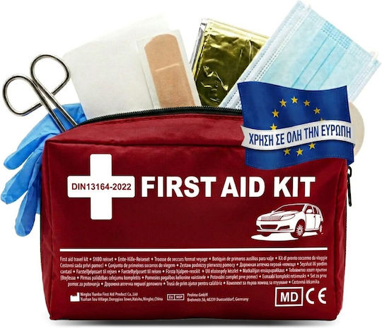 TnS Car First Aid Kit Bag with Equipment