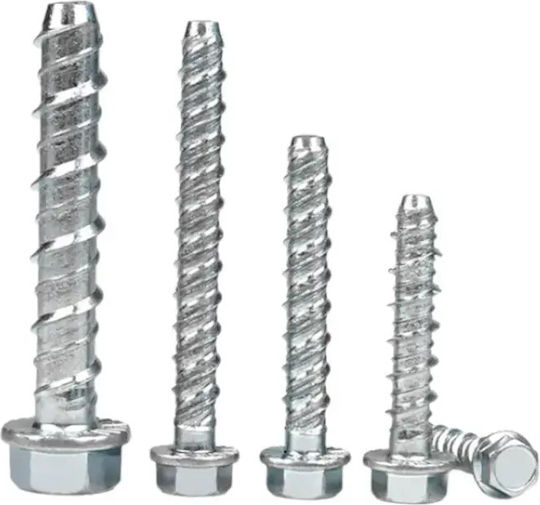 Cement Bolt Hexagon Galvanized with Diameter M10 and Length 160mm BET-10-160