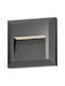 Adviti Wall-Mounted Outdoor LED Lighting IP65 1W With Natural White Light