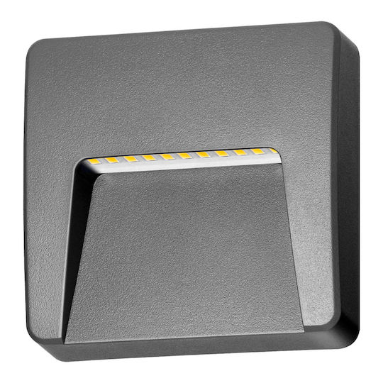 Adviti Waterproof Wall-Mounted Outdoor Lighting LED 3W 4000K Adviti Waterproof Wall-Mounted Outdoor Lighting LED 3W 4000K
