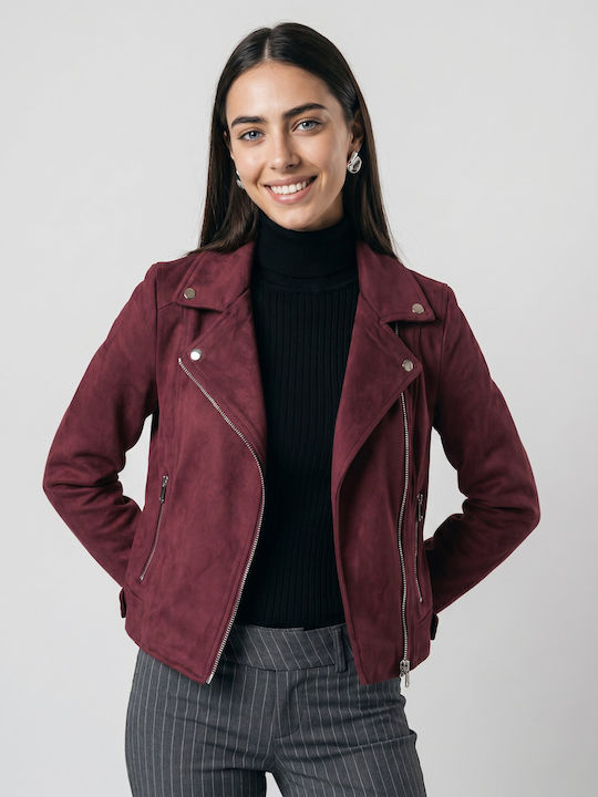 Vero Moda Jose Damen Lederjacke Für Winter Dame...