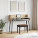 vidaXL Studio Möbel Sonoma Schreibtisch 130 X 40 X 19,5 cm Bearbeitetes Holz