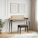 vidaXL Studio Möbel Sonoma Schreibtisch 110 X 36 X 19,5 cm Bearbeitetes Holz