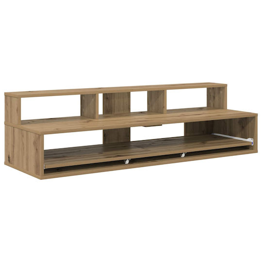 Vidaxl Birou Studio Artisan Stejar 130 X 42,5 X 36 Cm