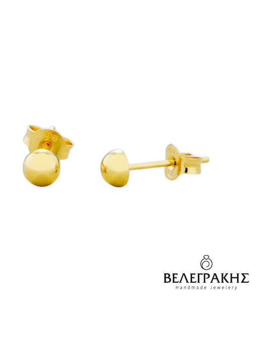 Velegrakis Gold 9K Stud Earrings