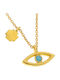 Arteon Woman Cross Gold Plated Silver with Chain