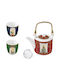 Easylife Festive Avenue Christmas Porcelain Teapot Trees 600ml