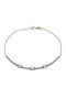 Velegrakis Women's Bracelet in 14K White Gold with Zircon