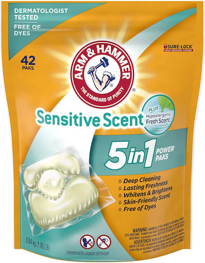 Arm & Hammer Detergent pentru haine sensibile 42 capsule