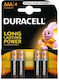 Duracell Αλκαλικές Μπαταρίες AAA 1.5V 4τμχ