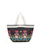 Farm Geantă Dama Din Material Tote De Mână Multicoloră