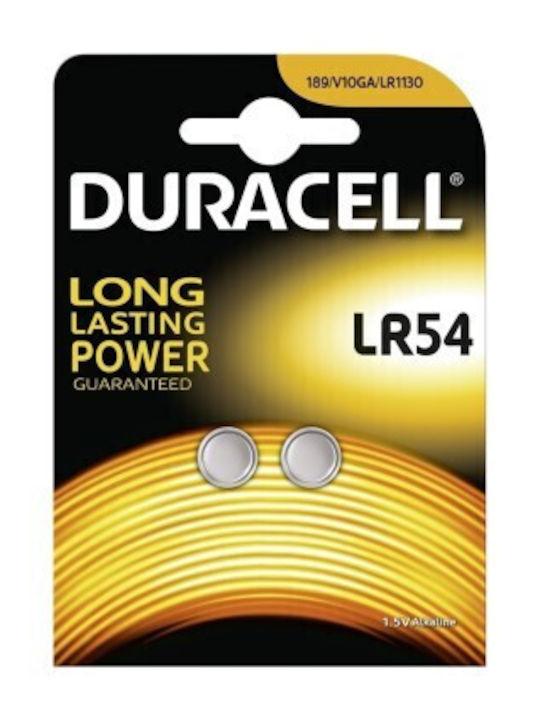 Duracell Alkalische Uhrenbatterien LR54 1.5V 2 Stück