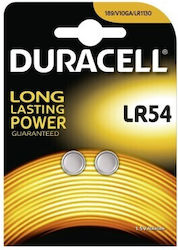 Duracell Алкални Батерии за Часовници LR54 1.5V 2 Броя