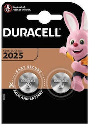 Duracell Батерии Литий Ролкови CR2025 3V 2бр