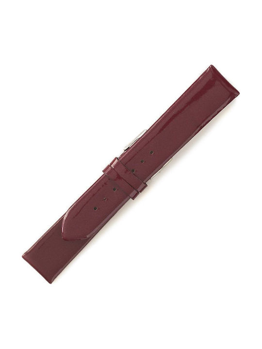 KOSTELO Lederriemen Burgundisch 16mm