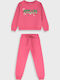 Kids Sweatpants Set Sweet Coral