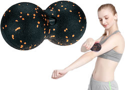 Aqua-Sport Κύλινδρος Μασάζ Μαύρος 16cm