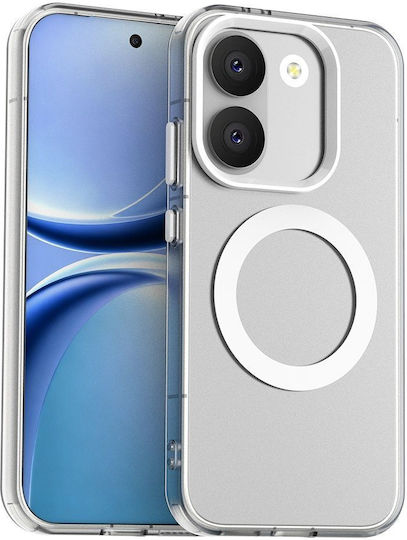 Orso Magcase Back Cover Plastic Silicone White Poco X8 Pro